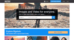 Desktop Screenshot of bigstockphoto.com